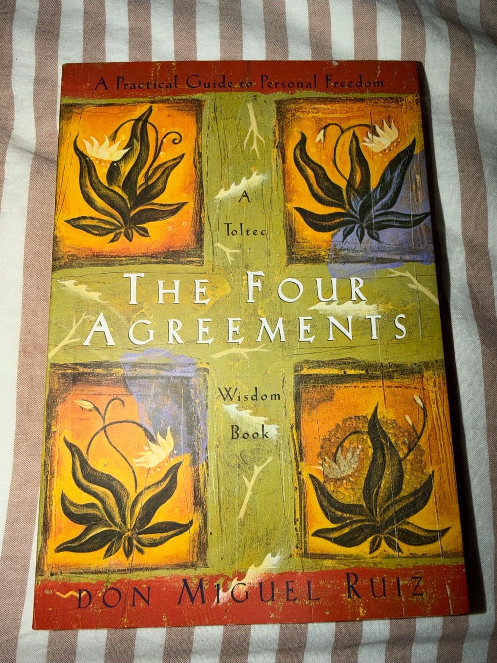 New- The Four Agreements soft cover book
